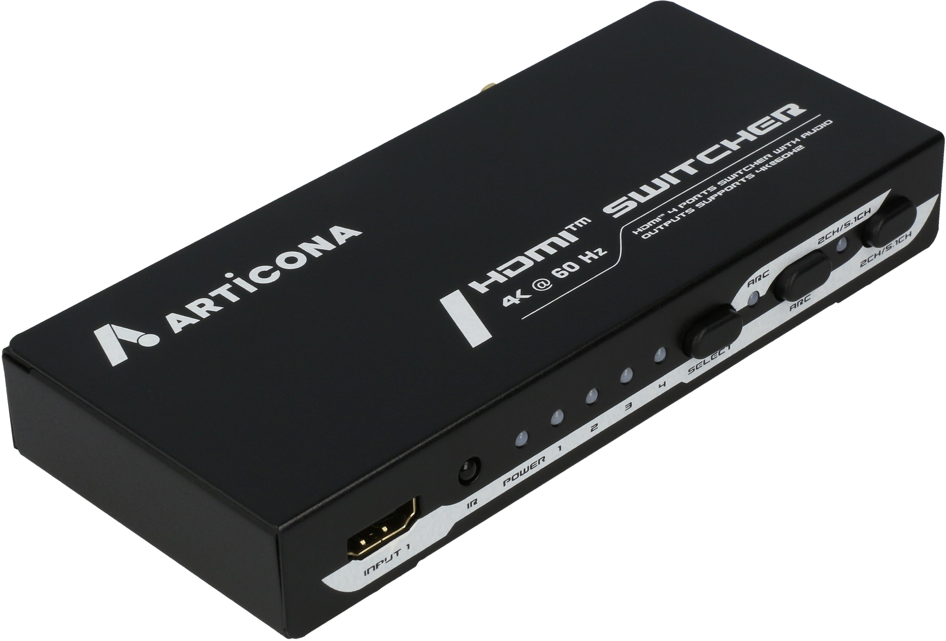Switch HDMI 4:1 Ultra HD, ARC, Auto