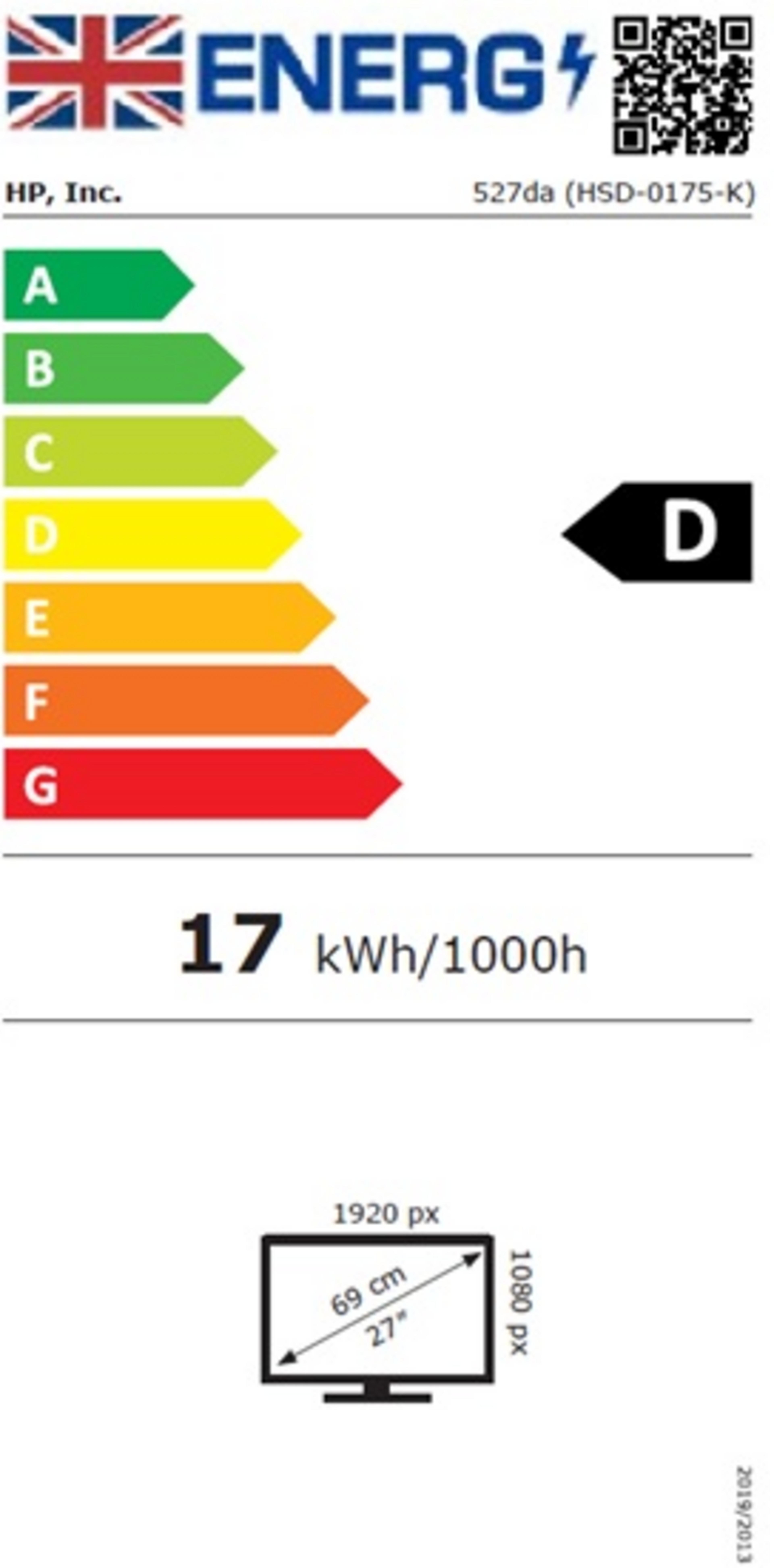 HP Series 5 FHD Monitor - 527da