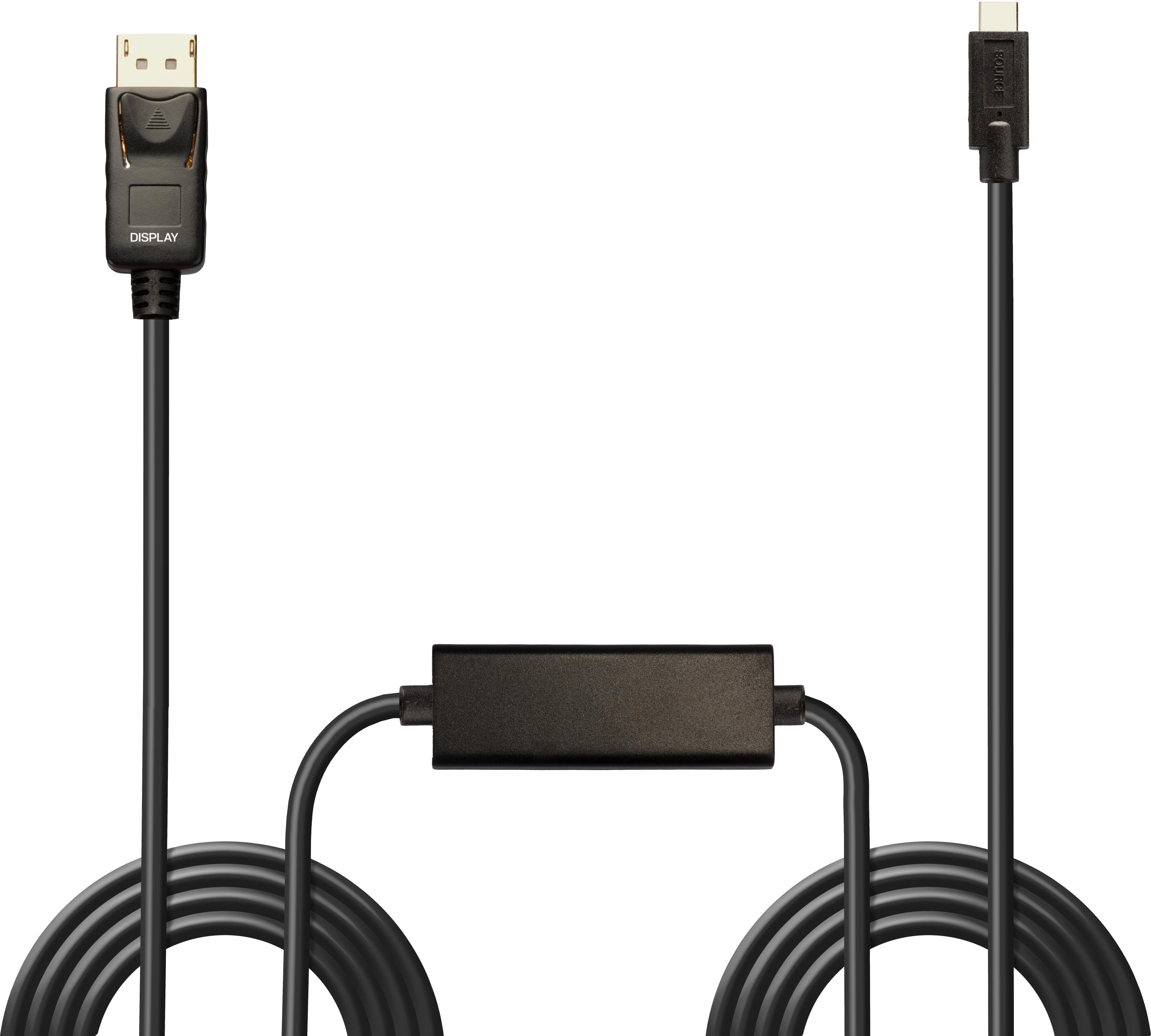 Cable USB Type-C/m - DisplayPort/m 5m