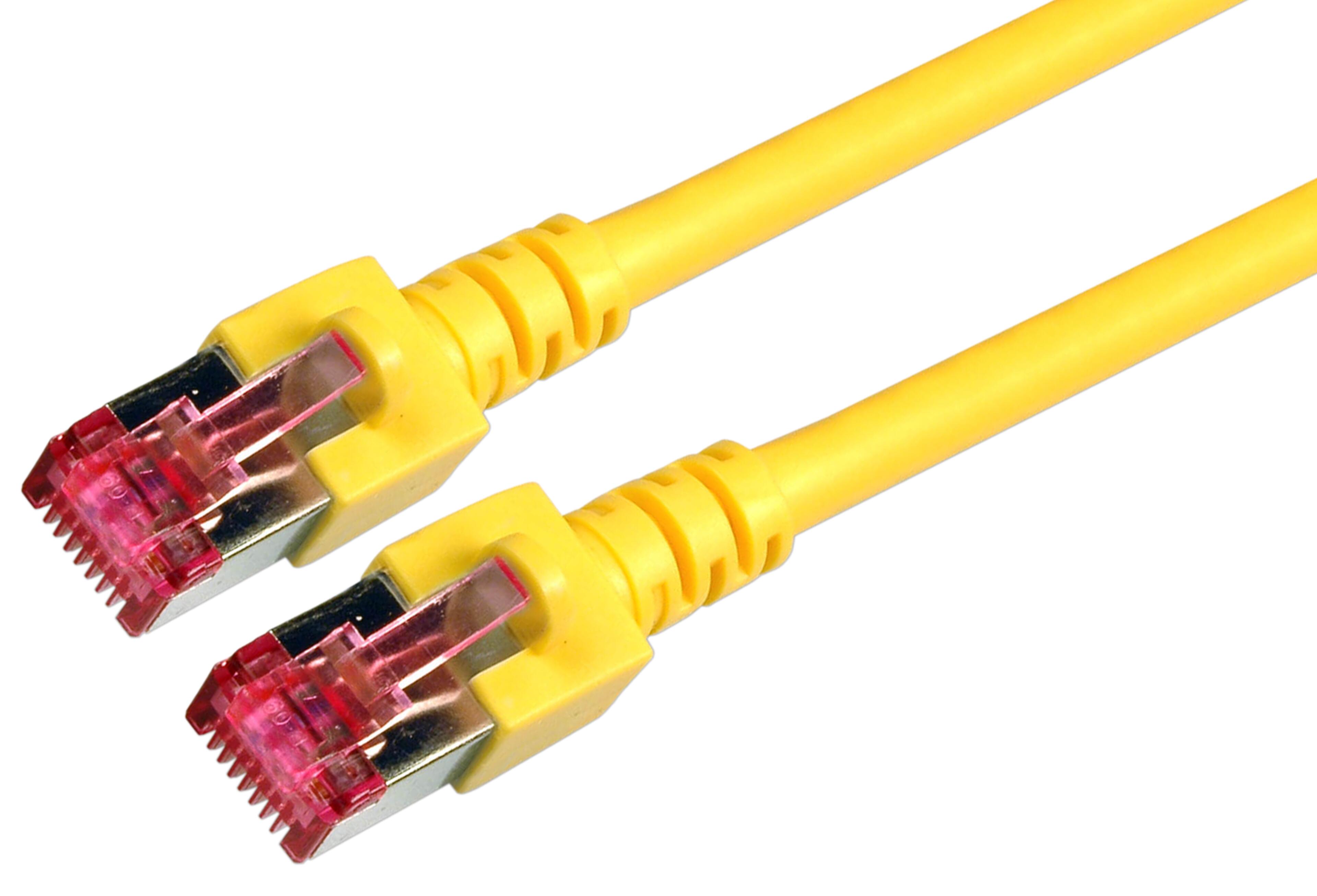 Cavo patch S/FTP RJ-45 Cat6 3 m giallo