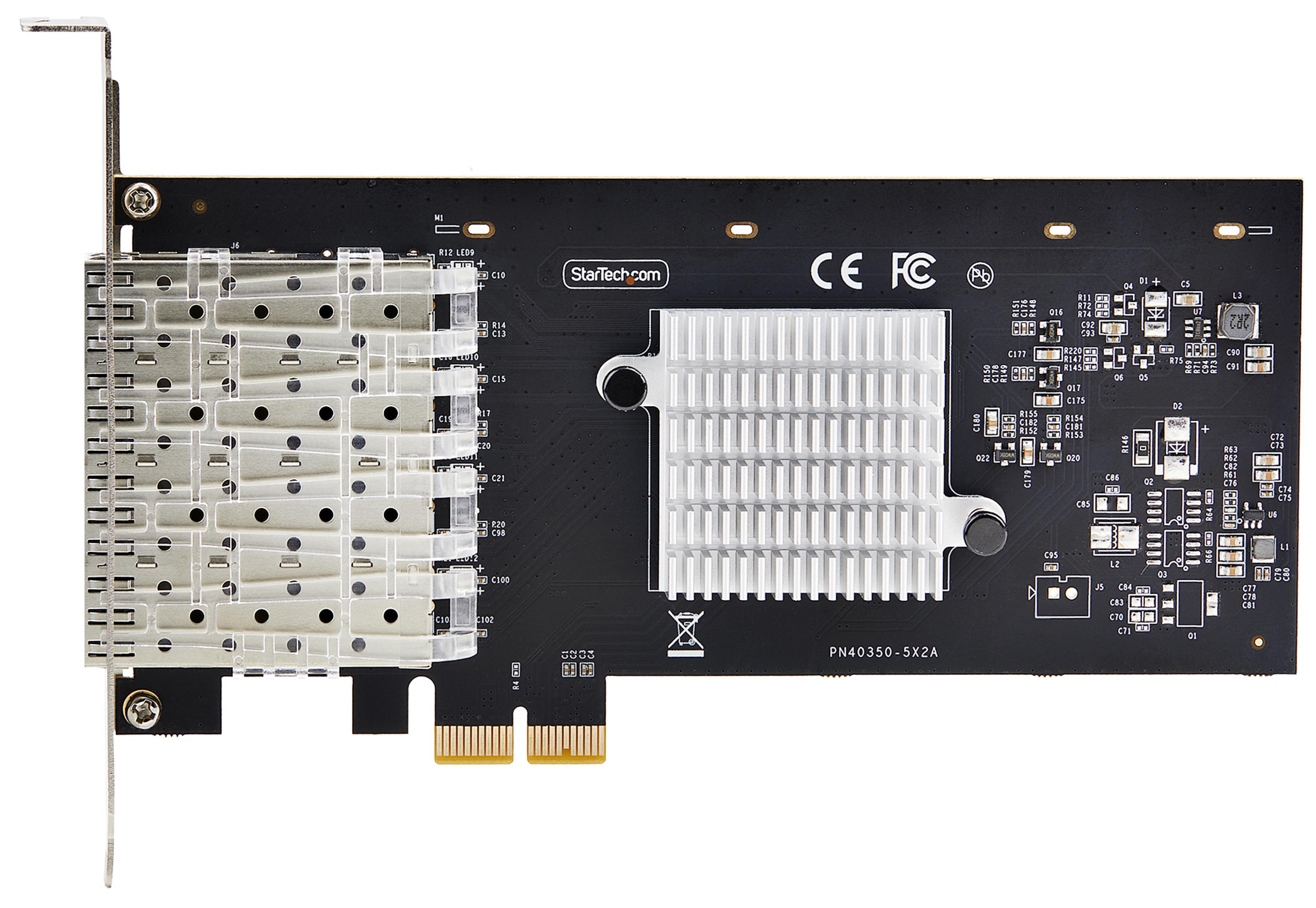 Carte réseau StarTech 4 ports SFP PCIe