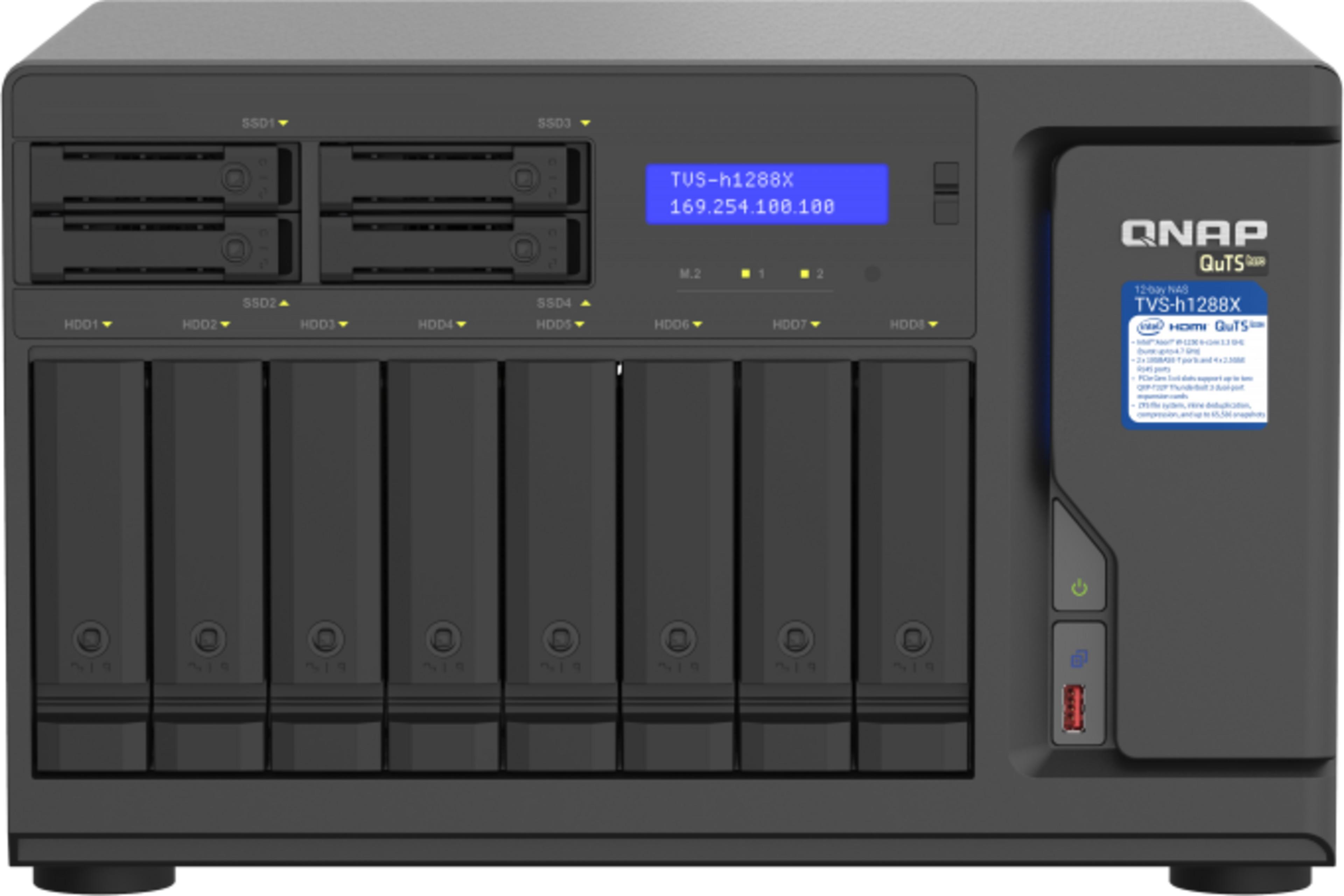 QNAP TVS-h1288X 16GB 12-bay NAS