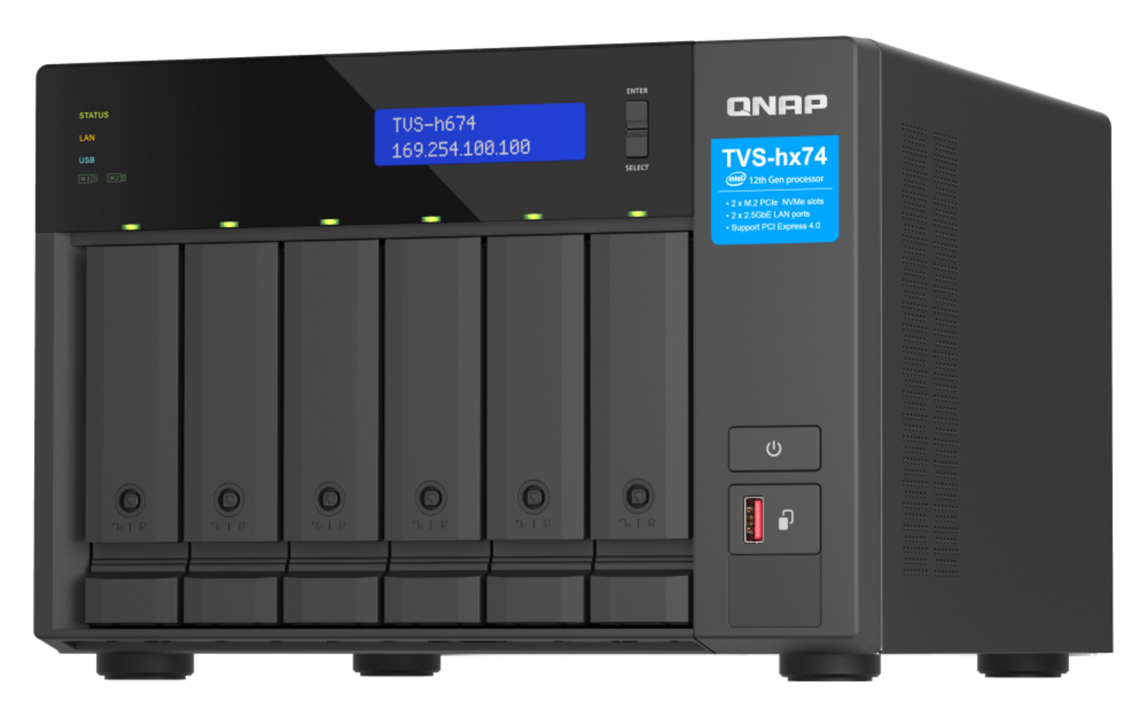 QNAP TVS-h674 32GB 6-bay NAS
