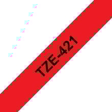 Brother TZe-421 9mmx8m Label Tape Red