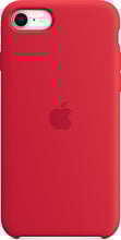 Funda silicona Apple iPhone SE RED