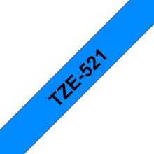 Brother TZe-521 9mmx8m Schriftband blau