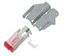 Stecker Hirose RJ45 Cat6 STP grau 10St