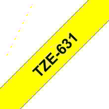 Brother TZe-631 12mmx8m Schriftband gelb