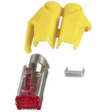 Stecker Hirose RJ45 Cat6 STP gelb 10St