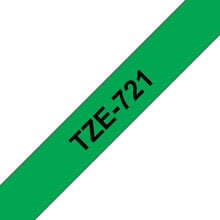Brother TZe-721 9mmx8m Schriftband grün