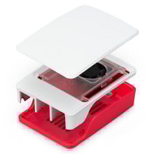 Cabinet Raspberry Pi 5 rosso/bianco