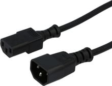 Cavo alimentatore C13 - C14 1,8 m nero