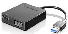 Lenovo USB 3.0 - VGA+HDMI Adapter