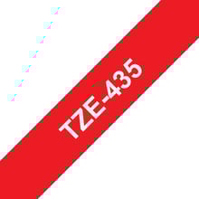 Brother TZe-435 12mmx8m Label Tape Red