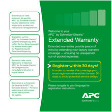 APC Warranty Extension AC01, +1 Year