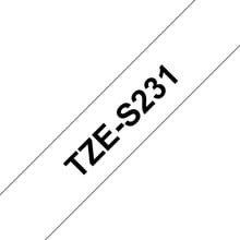 Brother TZE-S231 12mmx8m Schriftband ws