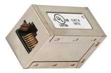 Line Coupler Cat6 RJ45 Fe-Fe Shielded