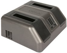 Stacja ład. baterii Getac V110 2-gniazd. (US)