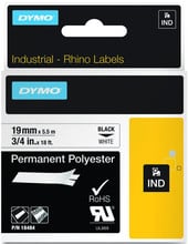 DYMO Rhino Tape Polyester White 19mm