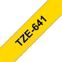 Brother TZe-641 18mmx8m Label Tape Yel.