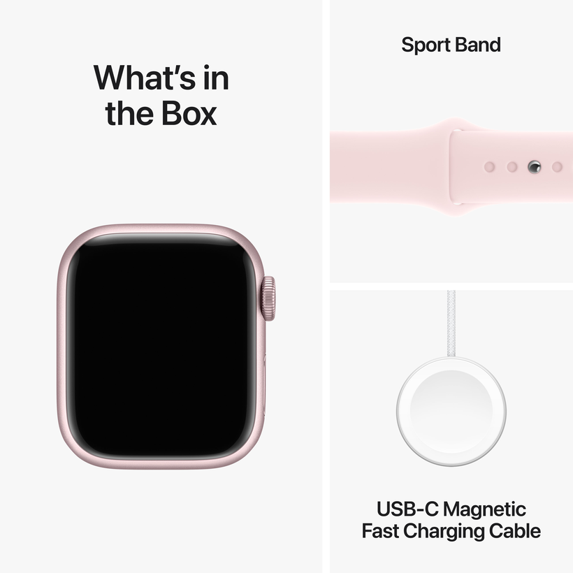 Apple Watch S9 LTE 45mm Alu pink MRML3QF A kaufen