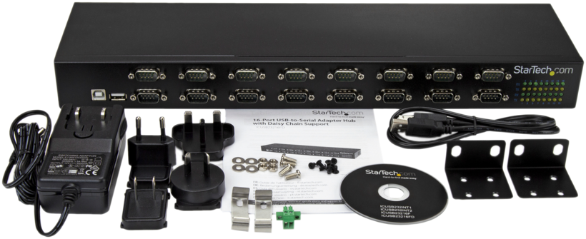 Adapter 16x DB9/m (RS232) - USB-B/f