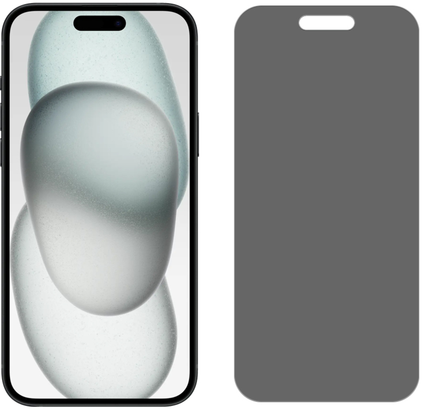 ARTICONA iPhone 15 Plus 4-W Privacy Filt