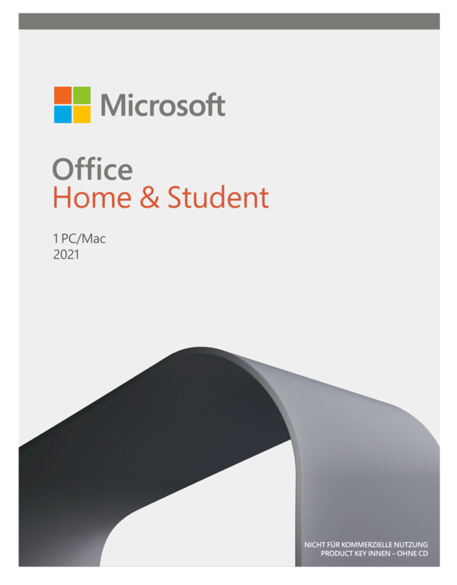 Microsoft Office Home & Student 2021 1 License Medialess