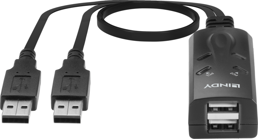 Switch tastiera+mouse USB 2 porte LINDY