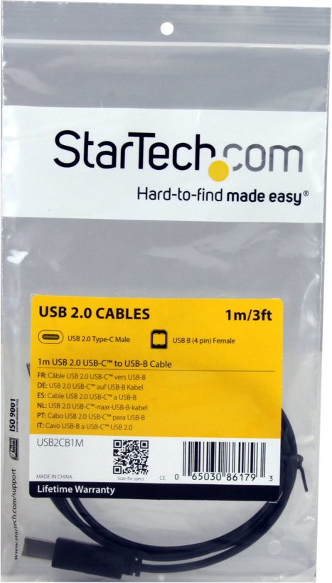 StarTech USB Type-C - B Cable 1m