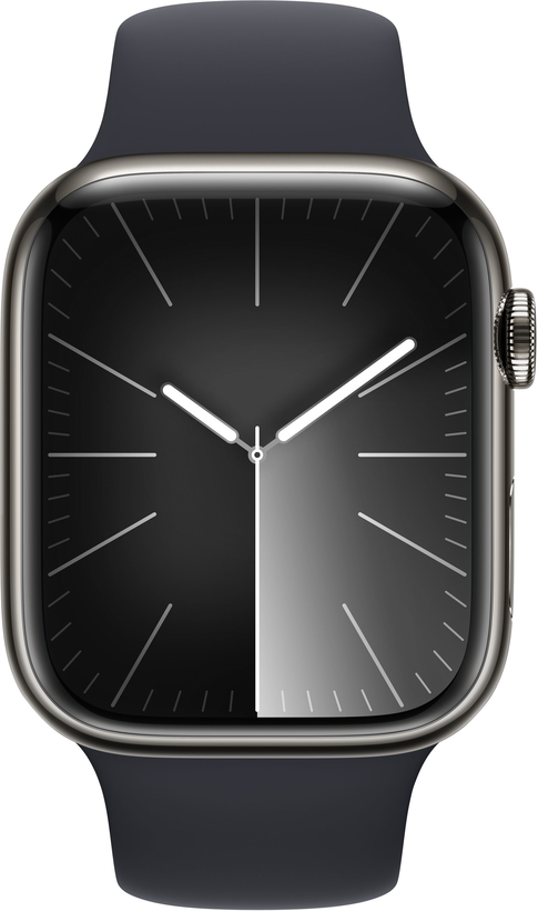 Apple Watch S9 9 LTE 45mm inox, graphite