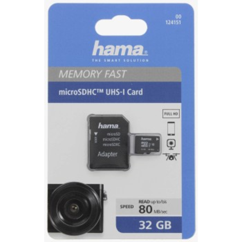 Hama Memory Fast 32 GB V10 microSDHC