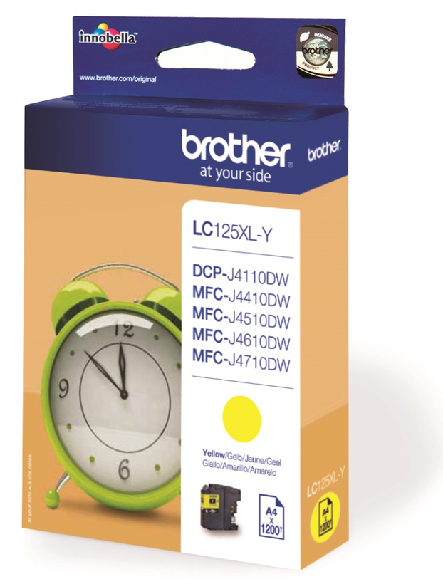 Brother LC-125XLY Ink Yellow