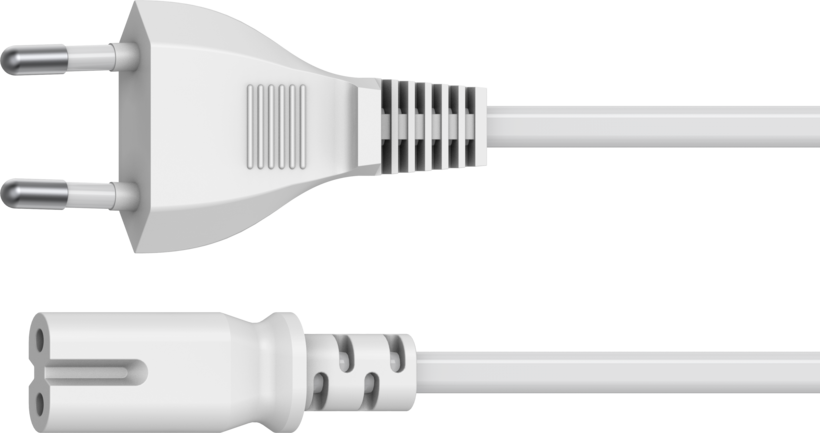 Power Cable Local/m - C7/f 5.0m White