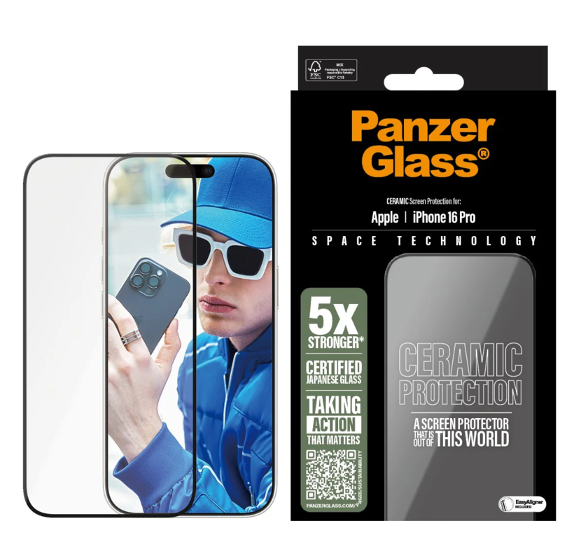 PanzerGlass iP16 Pro UWF keramika