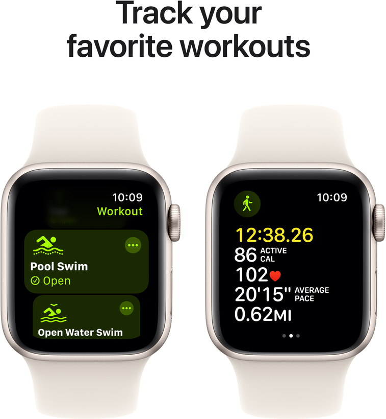 Apple Watch SE LTE 40mm Alu polarstern