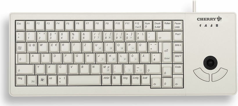 CHERRY G84-5400 XS Trackball Keyboard Wh