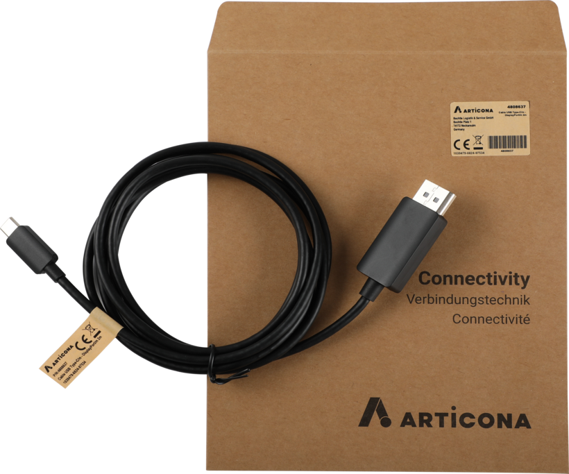 Cable USB Type-C/m - DisplayPort/m 2m