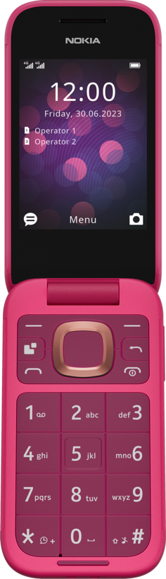 Nokia 2660 Flip Klapptelefon pink
