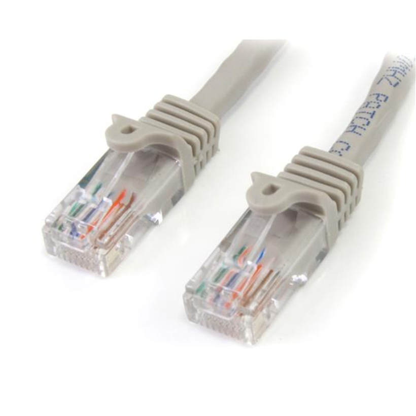 Patch Cable RJ45 U/UTP Cat5e 2m Grey