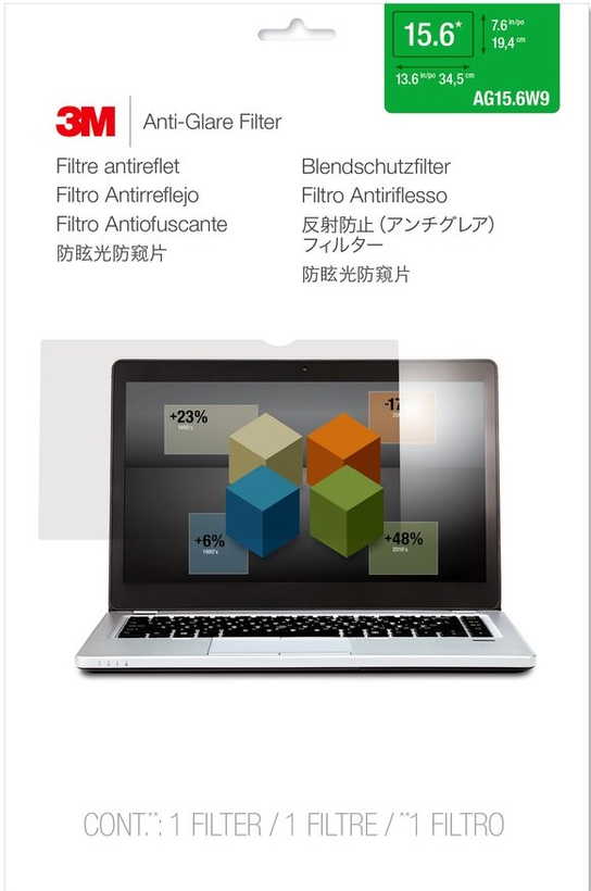 Filtre antireflet 15,6" 3M AG156W9B