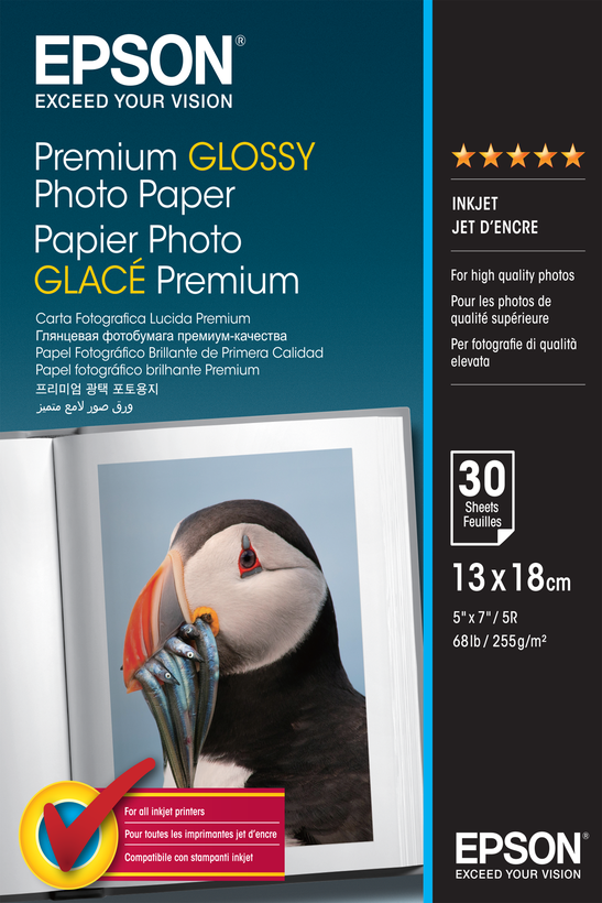 Epson Premium Glossy 130x180mm Photo Ppr