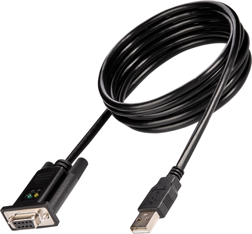 Adapt. DB9 f. (RS232)-USB tipo A m. 1,7m