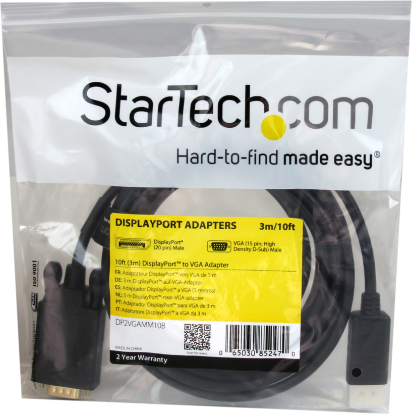 StarTech DisplayPort - VGA Cable 3m