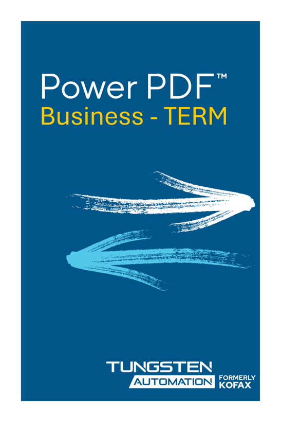 Tungsten Power PDF 5 Business 25-49 User Subscription 1 Year