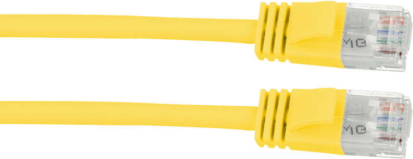 Cabo rede RJ45 U/UTP Cat6a 3 m amarelo