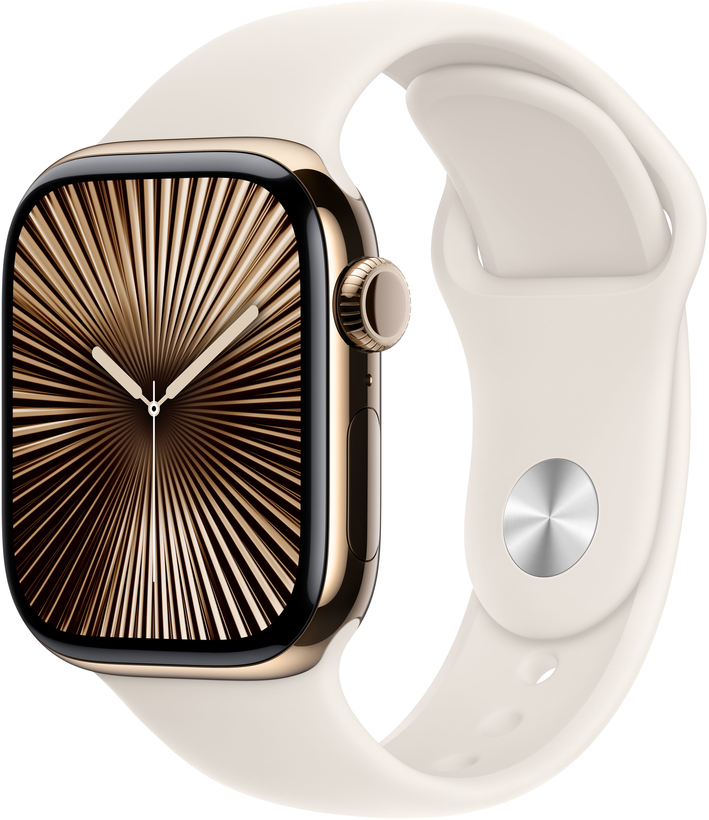 Apple Watch S10 LTE 42mm Titanium gold