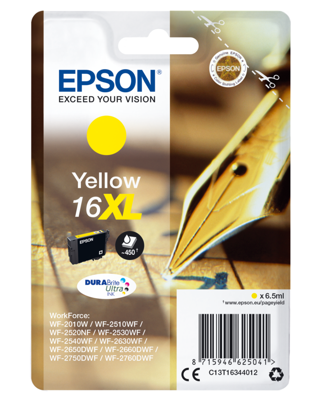 Epson 16XL Ink Yellow