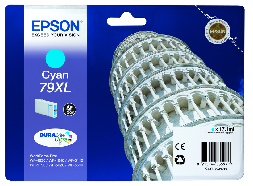 Encre Epson 79XL, cyan