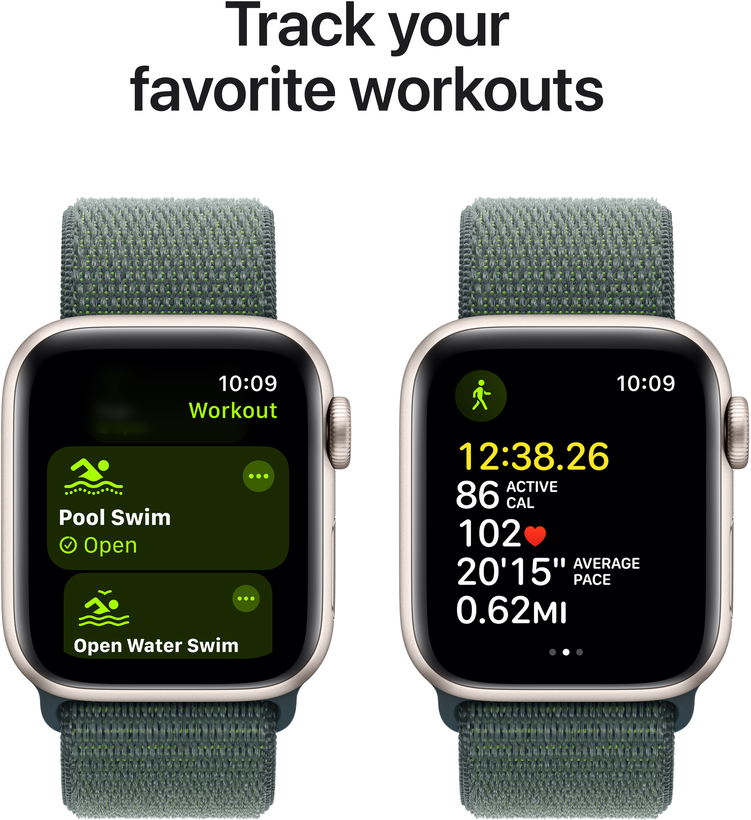 Apple Watch SE GPS 40mm Alu Starlight